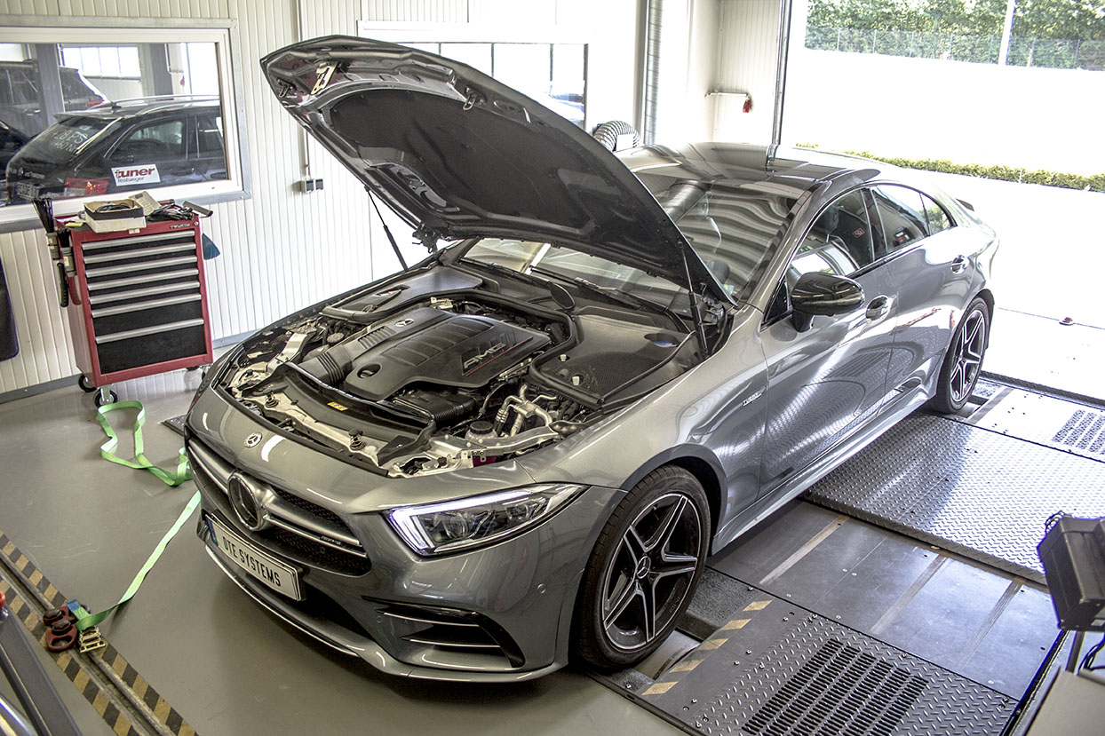 The E 53 AMG on the DTE Systems dyno